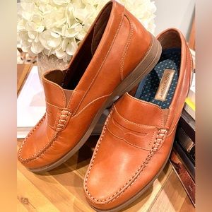 Rockport Men’s Modern Brown/Tan Penny Loafer. Worn ones. Size 11